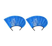 2 Pack UV for Protection Car Front Rear Side Window for Sun Shade Sunshade Net Mesh Curtain for Sed Window Shade Cover Stick on for Home Repair Kit Car Baby Foldable Insulated