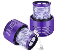 2 Pack V10 Dyson Filter Replacement Reusable Vacuum Filter for Dyson SV12 V10 Cyclone Series, Absolute, Animal, Motorhead, Total Clean, Replace Part No. 969082-01
