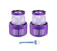 2 Pack V10 Filters Replacement Compatible with Dyson V10 Cyclone Series,V10 Animal/Absolute/Motorhead/Total Clean,Replaces Part 969082-01,Purple
