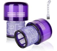 2 Pack V11 V15 Filter Replacement for Dyson V11 Animal, Absolute, Torque Drive, Fluffy, V15 Detect, SV14 SV15 Cordless Vacuum Cleaner Spares, Washable HEPA Filters Replace Part 970013-02