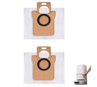 2 Pack Vacuum Cleaner Bags,High-Capacity Dust Bags for Tapo Rv30 Max Plus Rv20 Max Plus Tapo Rv30 Dust Ba-g,Dust B-ag for Vacuum Cleaners,Nonw/Oven Fabric Vacuum Du-st Bag,Capacity D-ust Bags