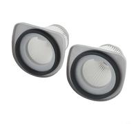 2 Pack Vacuum Cleaner Filters Compatible with Merlin Vacuum Cleaners Replacement Filter Paper Plastic Gray White 5cm 8.5cm High Efficiency Dust Filtration