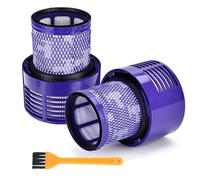 2 Pack Vacuum Filter Replacement for Dyson V10 Cyclone Series, V10 Animal, V10 Absolute, V10 Total Clean, SV12, Replace Part # 969082-01, NOT for V10 Slim