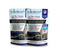 2-Pack Value BUNDLE of Drain Field Cleaner Tablets by Dr Pooper. Clears Septic Tanks and Drain Fields of Tough Clogs, Scum, Sludge AND Eliminates Odors FAST - Aerobic & Anaerobic Systems, Just Flush