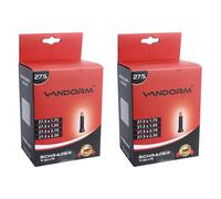 2 PACK Vandorm 27.5" x 1.50" - 2.30" MTB Mountain Bike Butyl Schrader Valve Inner tube Pack