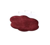 2 Pack - Velvet Acoustic Ceiling Panels - Hanging Echo Control Panels | Suspended Acoustic Clouds for Sound Absorption in Children’s Rooms, Studios, and Offices | Color: [Burgundy | CLOUD-Velvex]