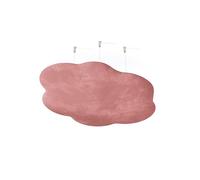 2 Pack - Velvet Acoustic Ceiling Panels - Hanging Echo Control Panels | Suspended Acoustic Clouds for Sound Absorption in Children’s Rooms, Studios, and Offices | Color: [Rose | CLOUD-Velvex]
