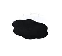 2 Pack - Velvet Acoustic Ceiling Panels - Hanging Echo Control Panels | Suspended Acoustic Clouds for Sound Absorption in Children’s Rooms, Studios, and Offices | Color: [Black | CLOUD-Velvex]