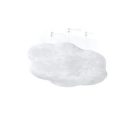 2 Pack - Velvet Acoustic Ceiling Panels - Hanging Echo Control Panels | Suspended Acoustic Clouds for Sound Absorption in Children’s Rooms, Studios, and Offices | Color: [White | CLOUD-Velvex]