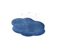 2 Pack - Velvet Acoustic Ceiling Panels - Hanging Echo Control Panels | Suspended Acoustic Clouds for Sound Absorption in Children’s Rooms, Studios, and Offices | Color: [Blue | CLOUD-Velvex]