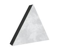 2 Pack - Velvet Fabric Sound Acoustic Wall Decorative Art «Cinematic» Panels | Reduce echo - Absorption - Soundproofing | Acoustic Treatment | Color: [TRIADA | White]