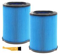 2 Pack VF5000 Filter Replacement Fits for Ridgid 6-20 Gallon Wet Dry Vacuums, 3-Layer Pleated Vacuum Filters compatible with WD1450 WD0970 WD1270 WD06700 WD1680 RV2400A