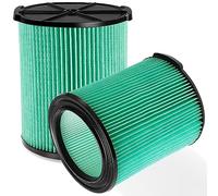 2 Pack VF6000 Filter for Ridgid 5-20 Gallon Wet Dry Vacuums WD5500 WD0671 WD6425 WD7000 WD1280 WD1851 WD1680 WD1956 RV2400A 1400RV RV2600B