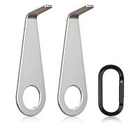 2 Pack Video Doorbell Key Replacement Tool (2024 Release) - Secure Removal/Installation Tool Compatible with All-New Battery Doorbell & Camera, with Carabiner for Anti-Loss