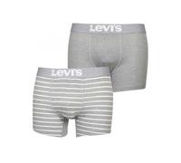 2-Pack Vintage Stripe Boxer Briefs, Heather Grey - XX-Large
