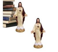 2-Pack Virgin Mary Statue Catholic, 20cm Blessed Virgin Mary Mother Figure