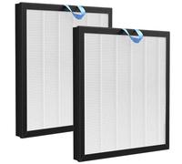 2 Pack Vital 100S Replacement Filter for LEVOIT Vital 100S and Vital 100S-P Air Purifier, Filter and Activated Carbon Filter for Vital 100s, Vital 100S-RF, White