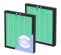 2 Pack Vital 100S Toxin Absorber Replacement Filter for LEVOIT Vital 100S Air Puri-fier, 3-in-1 HEPA Filter and High-Efficiency Activated Carbon Filter, Replace Part #Vital 100S-RF-TX, Green