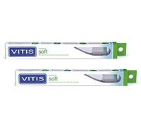 2 Pack - VITIS Toothbrush Soft - Normal Brush Head with Soft Bristle Strength