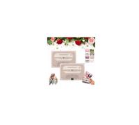 2 Pack Voice Recordable Greeting Card for Valentine's Day Easter, 60 Seconds Recorder Cassettes Talking Card, Custom Voice Message Birthday Cards Voices Gifts for Holiday, Friends & Family (Gray)