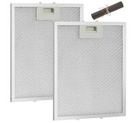 2 Pack W10169961A Range Hood Filter-10.5x12 Inch Aluminum Mesh Filter Replacement Compatible with Whirl-pool, Ik-ea, Kitchen-Aid, Jenn-Air Replace W10870878, W10875058, W10833076, W10169961, W11245983