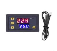 2 Pack W3230 LCD Digital Temperature Controller, 12V Programmable Thermostat Switch with Calibration, -50 to 110°C Range, 20A Output for HVAC Freezer Fermentation Aquarium Heating Cooling