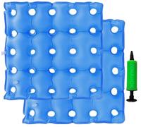 2 Pack Waffle Cushion for Pressure Sores Chair - Inflatable Air Seat Cushion for Pressure Relief - Wheelchair Cushions - Bed Sore Cushions for Butt - Pressure Sore Cushions for Sitting in Recliner