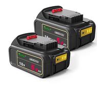 2 Pack Waitley 18V 5.0A DCB184 Replacement Battery Compatible with Dewalt battey DCB184 DCB182 DCB181 DCB180 Series Cordless Power Tools