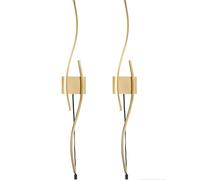 2 Pack Wall Lights Rechargeable, Battery Operated Wall Lights with Remote & Touch Control, USB Rechargeable, Wireless & Dimmable 3000K-6000K Sconce Lights for Bedroom, Living Room, Hallway