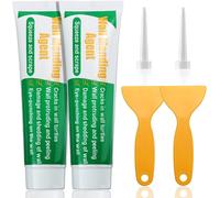2 Pack Wall Mending Agent, Drywall Repair Kit with Scraper and Tips,Adhesive Putty