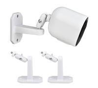 2 Pack Wall Mount for Arlo Pro/Pro2/Pro3/Pro4/Ultra/Ultra2/Essential Spotlight Camera, 360-Degree Adjustable Indoor/Outdoor Mounting Bracket for Your Surveillance Camera (White)