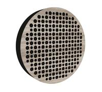 2 Pack - Wall-Mounted Acoustic Panel | Sound-Absorbing & Decorative Wood Panels for Echo Reduction | Home and Studio Acoustic Treatment | Color: [ Sonoma | CIRCLES]