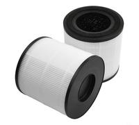 2-Pack Washable Air Filter Replacement for BISSELL Purifier Models 3139A and 3139B | Reusable High-Efficiency Filtration Compatible with Part 3069 | White