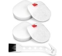 2 Pack Washable Replacement Filter Compatible with Shark IZ251UK IC300, Foam and Felt Vacuum Filter with Cleaning Brush Compatible with IZ251UKT IZ201UK IZ201UKT IZ201UKTSB IZ202SM IZ201ME IZ201EUT