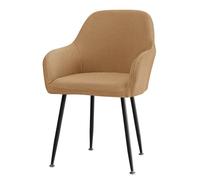 2-Pack Washable Spandex Chair Covers - Wrinkle-Free Universal Fit for Dining Room & Home Office Chairs - Eco-Friendly Beige & Taupe Stretchable Protector