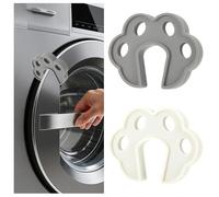 2 Pack Washing Machine Door Prop Open, Easy to Use Front Load Washer Door Prop Stopper, Fits Washer Dishwasher Dryer Doors for Keeping Proper Ventilation & Drying, Dishweasher and Dryer Accessories