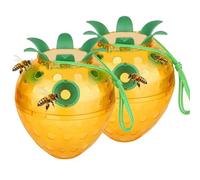 2 Pack Wasp Trap, Solar Wasp Traps Outdoor Hanging for Garden Outdoor