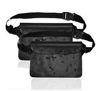 2 Pack Waterproof Bag with Adjustable Waist Belt, Waterproof Bag