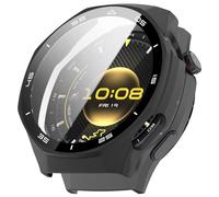 [2 Pack] Waterproof Hard Case with Tempered Glass Compatible with Huawei Watch GT 6（41mm）, Ultra-Thin Anti-Fall Protective Cover