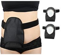 2 Pack Waterproof Ostomy Bag Cover Belt Adjustable Washable Colostomy Bag Covers Protector Stoma Urostomy Ileostomy Pouch Supplies Leak-proof Odour Masking Noise Reduction for Patients Women Men