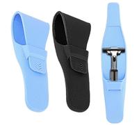 2-Pack Waterproof Razor Travel Case - Portable Shaver Protective Cover and Beard Trimmer Storage, Safe & Convenient Carrying Solution for Manual Razors - Ideal for Men on The Go