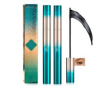 2 Pack Waterproof Ultra Fine Mascara for Older Women - 2.5mm Precise Brush & Smudge-Proof Long-Lasting Formula - Natural Look for Short or Thin Lashes & Daily Eye Makeup for Mature Skin (Black)