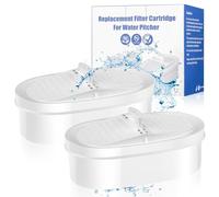 2 Pack WD-PF-01A Plus Water Filter for All Water-Drop Pitcher Filtration System, Water Filter Cartridges Replacement Compatible with Water-Drop WD-PF-01A Plus Reduces PFOA/PFOS Chlorine
