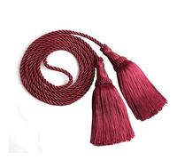 2 Pack Weighted Pew Ropes with Tassels, Extended Tassel Rope for Church and Wedding Decor