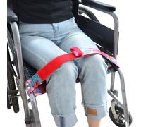2 Pack Wheelchair Thigh Strap Leg Strap for Wheelchair Keeping Legs Together for Wheelchair Users Wheelchair Leg Support Strap for Elderly Dementia Paralysis Parkinson's Legs Spasm (red)
