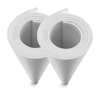 2-Pack White EVA Foam Sheets, MEARCOOH Large Size 5mm Thick EVA Foam Cosplay, 35.5''x59'' High Density 86kg/m3 Craft Foam for Cosplay Costume, DIY Projects (2PCS 5mm White)