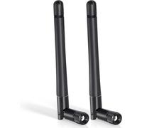2 Pack WiFi Antenna RP-SMA WiFi Aerial 2.4GHz 5GHz 5.8GHz 3dBi MIMO Male Dual Band External Connector for Router Network Card USB Adapter Monitor PC