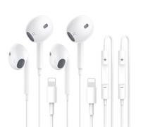 2 Pack Wired Earphones for i-Phone,HiFi Stereo Sound in-Ear H-eadphones with Built-in Mic & Volume Control Compatible with i-Phone 14/14 Plus/14 Pro/14 Pro Max/13/12/11/XR/XS/X/8/7 & More i-OS Devices