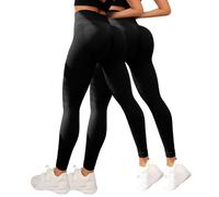 2 Pack Women Anti Cellulite Cellumove Leggings 3D Compression Push-Up Opaque Sculpting Shapewear High Waist Scrunch Yoga Legging Seamless Tummy Control Buttery Soft Yoga Pants,Accentuate Your Figure