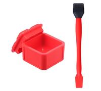 2 Pack Wood Glue Applicator - Reusable Silicone Glue Brush with Sealed Container - Professional Woodwork Tool for Woodworking Furniture Repair Craft Making Arts DIY Projects